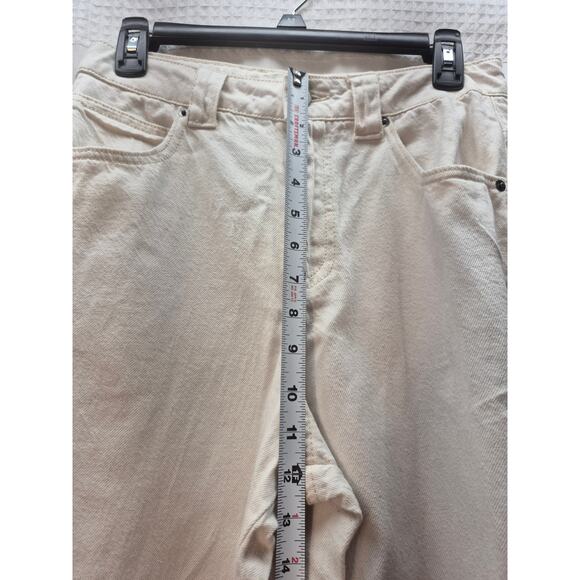 Fourth + Bay denim jeans womens size 4 white straight leg relaxed fit 7232 - Picture 5 of 8